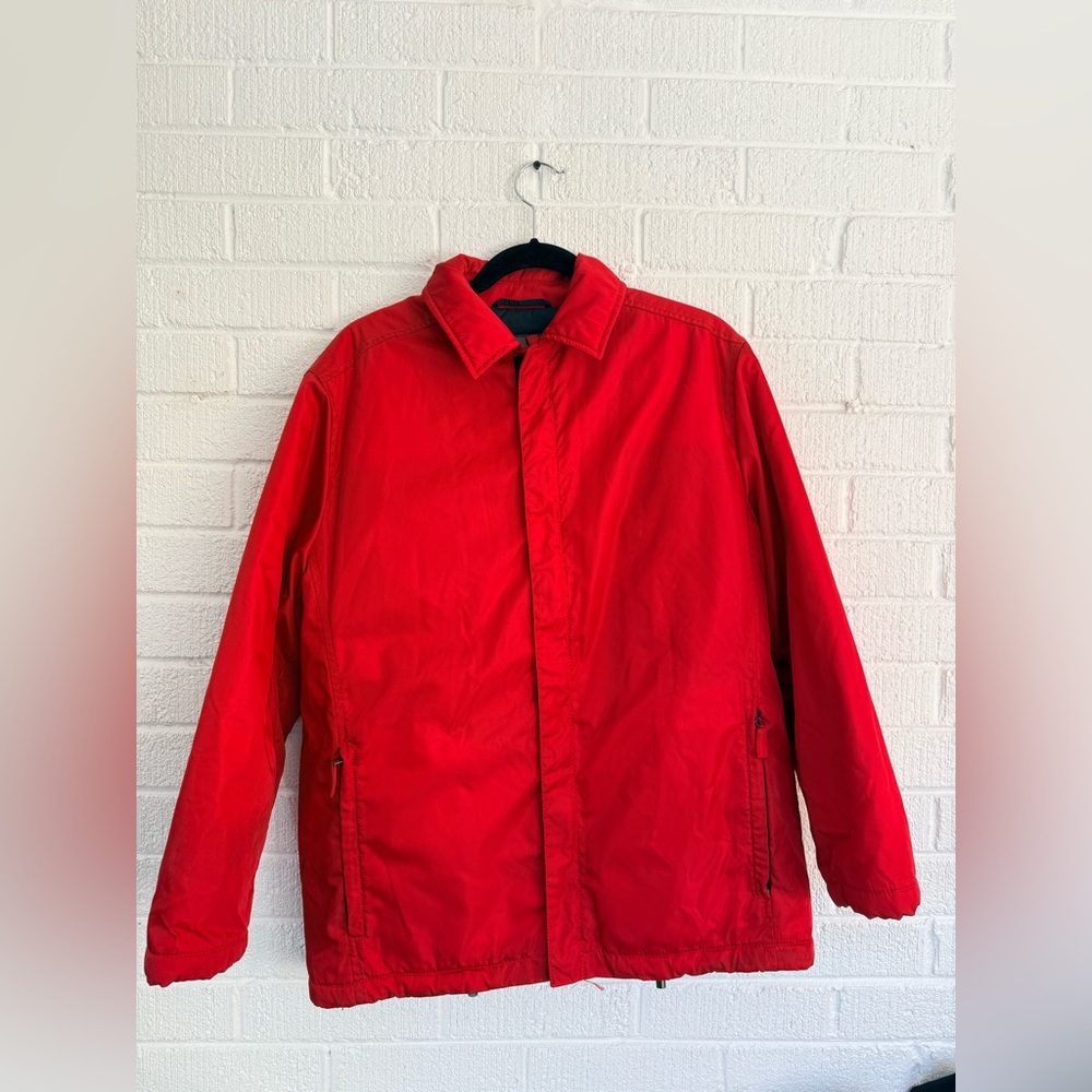 Prada Men's Red Lightweight Jacket Ski Winter